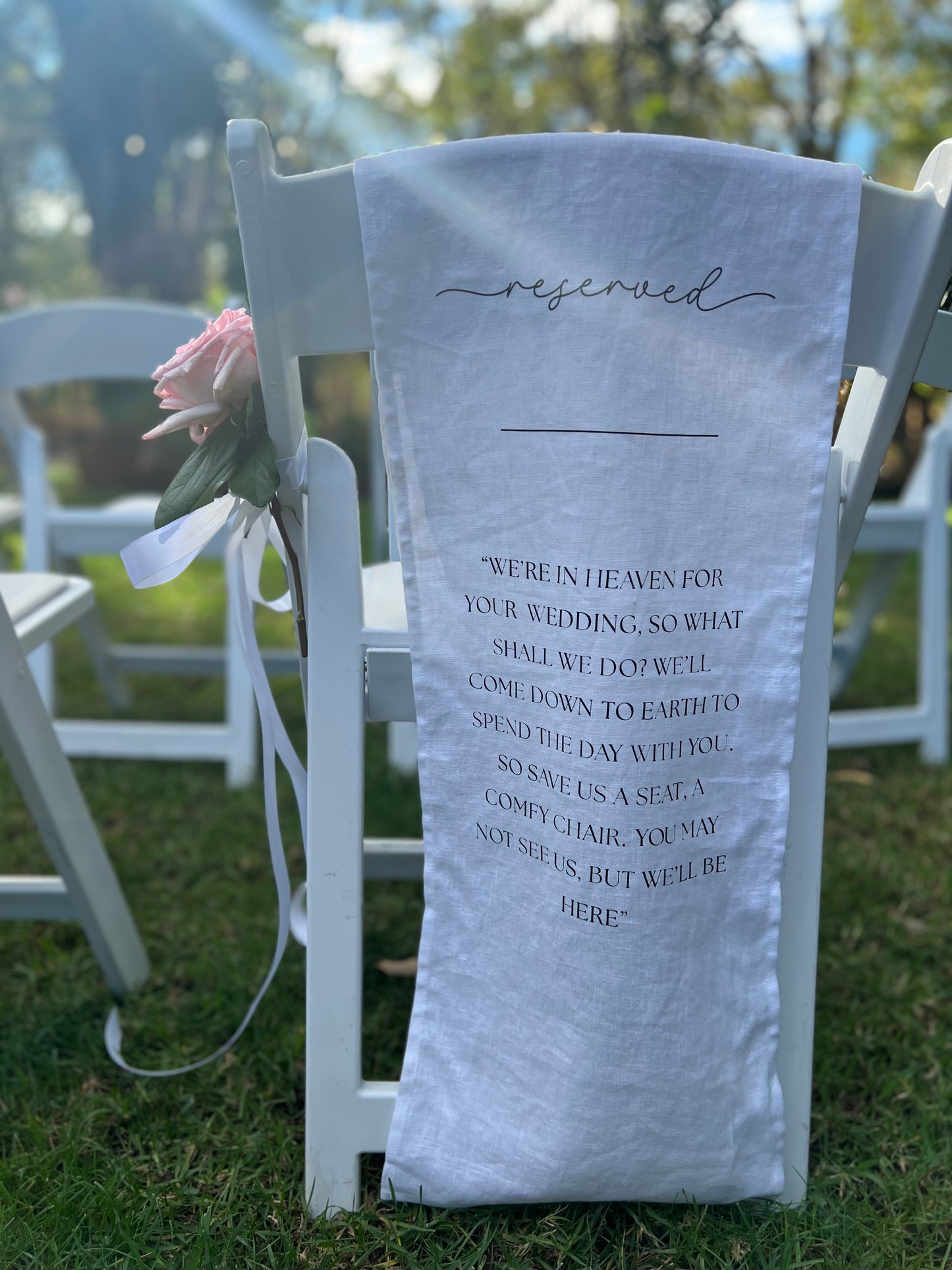 Memorial Fabric Signage